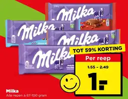 PLUS Milka aanbieding
