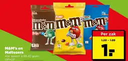 PLUS M&M's en Maltesers aanbieding
