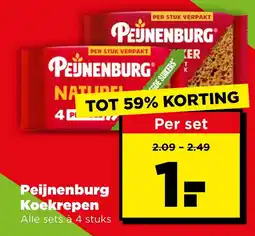 PLUS Peijnenburg Koekrepen aanbieding