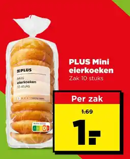 PLUS PLUS Mini eierkoeken aanbieding