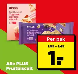 PLUS Alle PLUS Fruitbiscuit aanbieding
