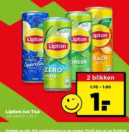 PLUS Lipton Ice Tea aanbieding