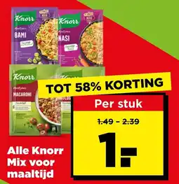 PLUS Alle Knorr Mix voor maaltijd aanbieding