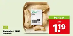 PLUS Biologisch PLUS Gember aanbieding
