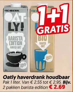 Dekamarkt Oatly haverdrank aanbieding