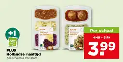 PLUS PLUS Hollandse maaltijd aanbieding