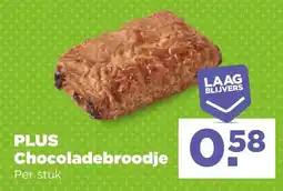 PLUS PLUS Chocoladebroodje aanbieding