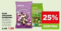 PLUS PLUS Chocolade kruidnoten aanbieding