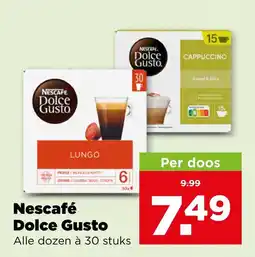 PLUS Nescafé Dolce Gusto Alle dozen à 30 stuks aanbieding