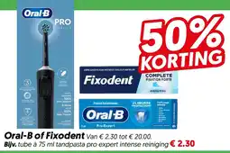 Dekamarkt Oral-B of Fixodent aanbieding
