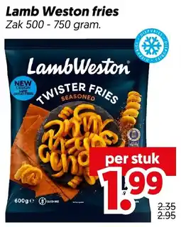 Dekamarkt Lamb Weston fries aanbieding