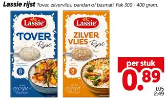 Dekamarkt Lassie rijst aanbieding