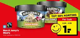 PLUS Ben & Jerry's Mini's aanbieding