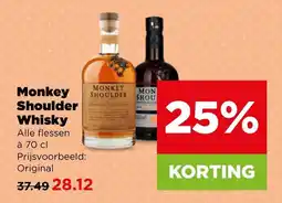 PLUS Monkey Shoulder Whisky aanbieding