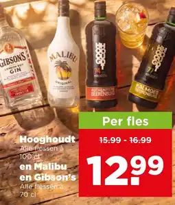 PLUS Hooghoudt en Malibu en Gibson's aanbieding