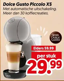 Dekamarkt Dolce Gusto Piccolo XS aanbieding