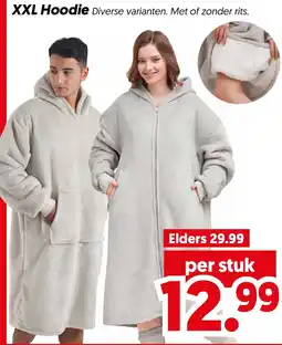 Dekamarkt XXL Hoodie aanbieding