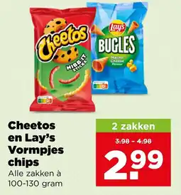 PLUS Cheetos en Lay's Vormpjjes chips aanbieding