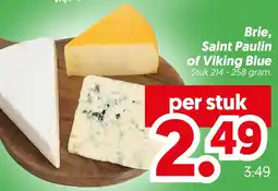 Dekamarkt Brie, Saint Paulin of Viking Blue aanbieding