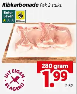 Dekamarkt Ribkarbonade aanbieding