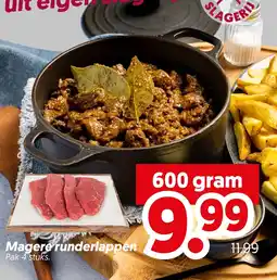 Dekamarkt Magere runderlappen aanbieding