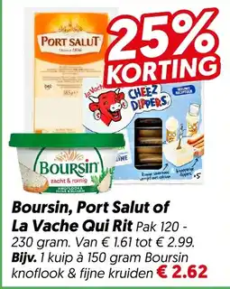 Dekamarkt Boursin, Port Salut of La Vache Qui Rit aanbieding