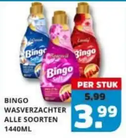 Sahan Supermarkten Bingo wasverzachter alle soorten aanbieding
