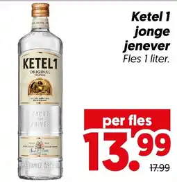 Dekamarkt Ketel 1 jonge jenever aanbieding