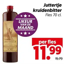 Dekamarkt Juttertje kruidenbitter aanbieding