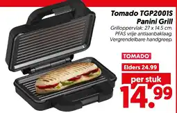 Dekamarkt Tomado TGP2001S Panini Grill aanbieding