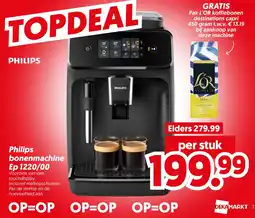 Dekamarkt Philips bonenmachine aanbieding