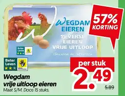 Dekamarkt Wegdam vrije uitloop eieren aanbieding