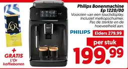 Dekamarkt Philips Bonenmachine aanbieding
