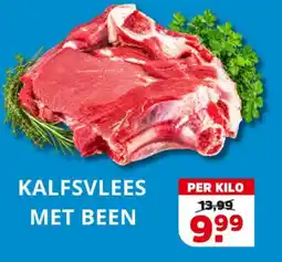 Sahan Supermarkten kalfsvlees met been aanbieding