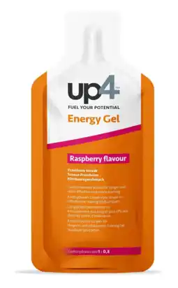 De Online Drogist Up4 Energy Gel Raspberry Flavour 55GR aanbieding