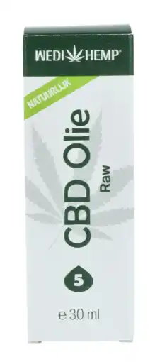 De Online Drogist WediHemp CBD Olie Raw 5% 30ML aanbieding