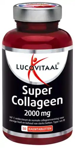 De Online Drogist Lucovitaal Super Collageen Kauwtabletten 50KTB aanbieding