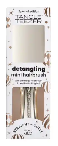 De Online Drogist Tangle Teezer Detangling Mini Haarborstel Gold 1ST aanbieding