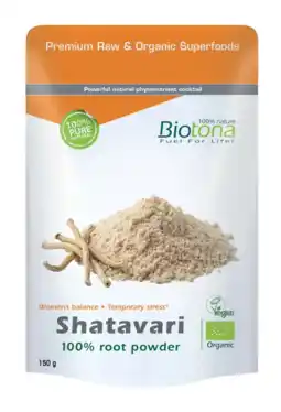 De Online Drogist Biotona Bio Shatavari Poeder 150GR aanbieding