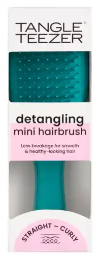 De Online Drogist Tangle Teezer Detangling Mini Haarborstel 1ST aanbieding