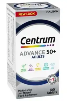 De Online Drogist Centrum Advance 50+ Adults Tabletten 100TB aanbieding