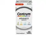De Online Drogist Centrum Advance Adults Tabletten 100TB aanbieding