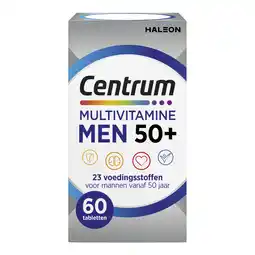 De Online Drogist Centrum Men 50+ Multivitaminen Tabletten 60TB aanbieding