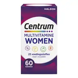 De Online Drogist Centrum Women Mulitvitamine Tabletten 60TB aanbieding