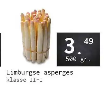 Naanhof Limburgse asperges 500 gram aanbieding