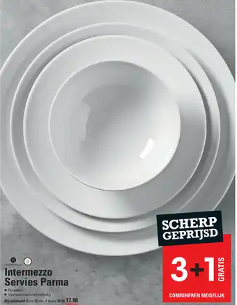 Sligro Intermezzo servies parma aanbieding