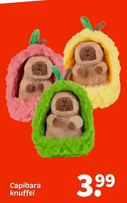 Wibra Capibara knuffel aanbieding