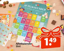 Wibra Aftelkalender Sint aanbieding