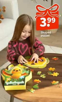 Wibra Shaped puzzle aanbieding