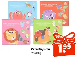 Wibra Puzzel figuren aanbieding